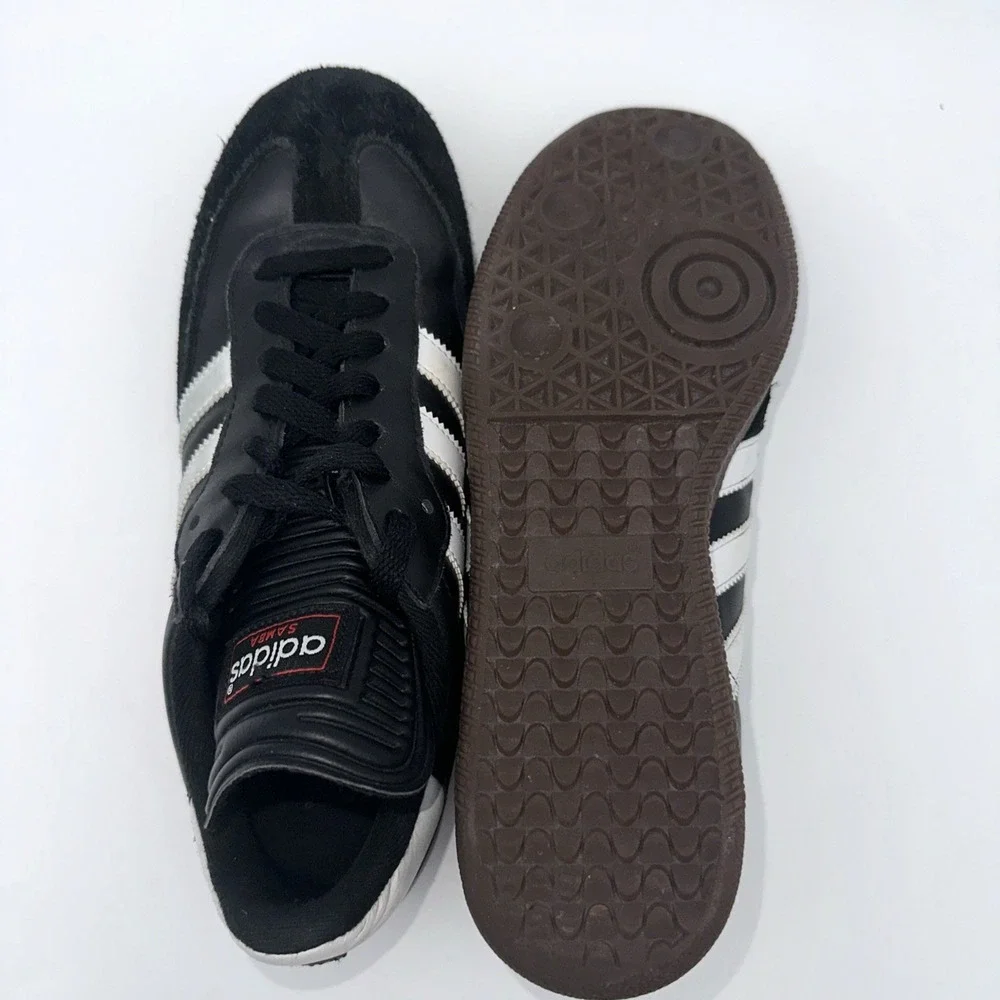 Adidas Samba Classic Mens Size 7 Black White Gum 034563 Soccer Sneakers